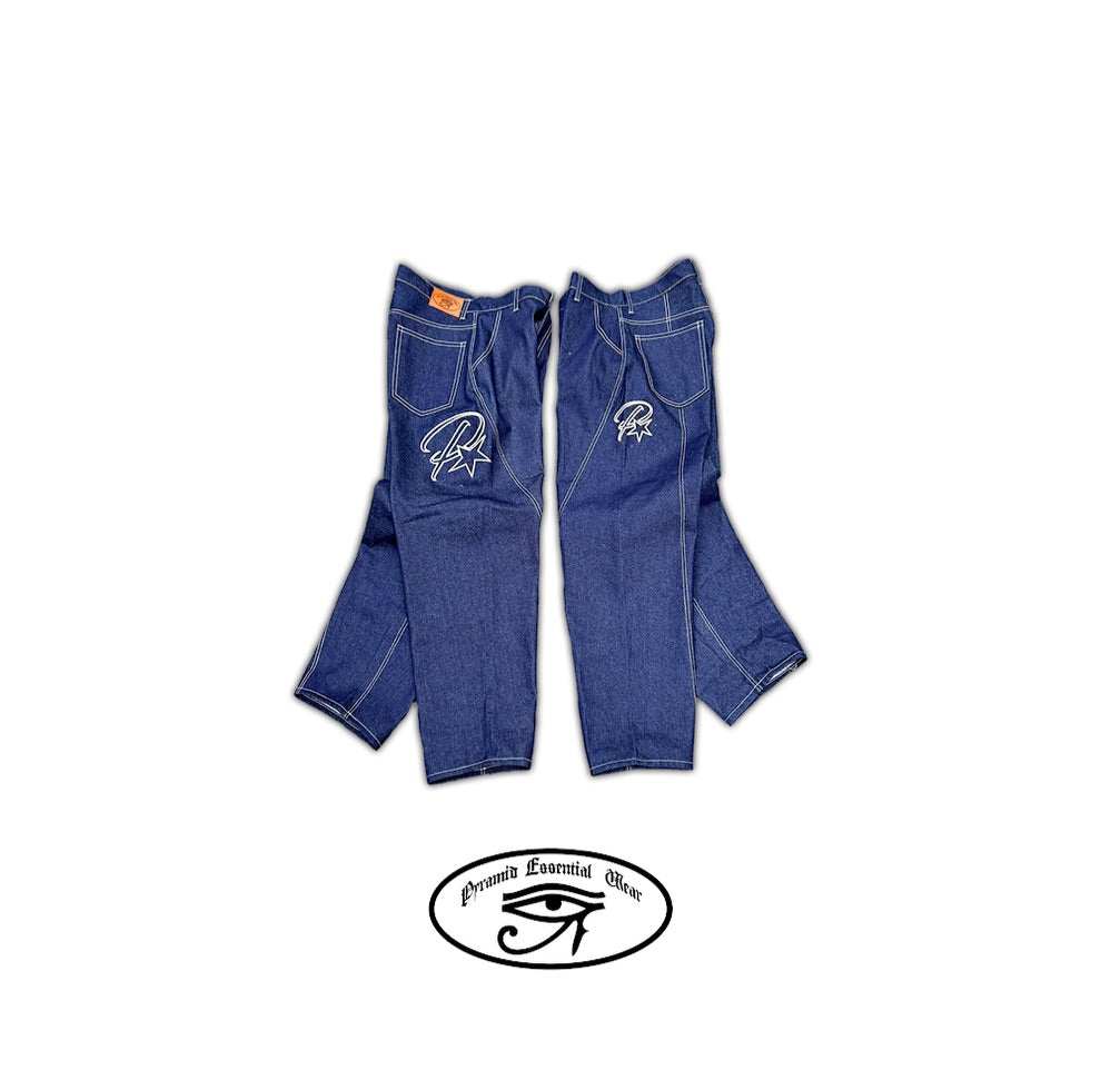 P-STA Dark Blue Denim Jeans